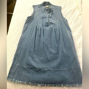 Sleeveless Denim Mini Dress